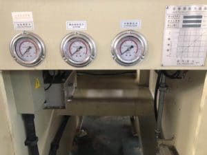 air pressure guages of 15Tons-260Tons APA series universal type progressive stamping precision press