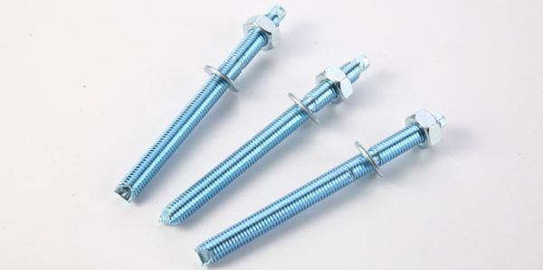 Hex Head Steel Zinc Plated Chemical Anchor Stud Bolts