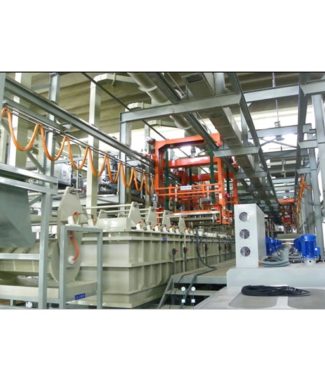 Automatic Gantry Type Fastener Hardware Barrel Plating Equipment