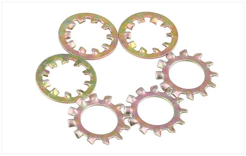 Finished Internal external tooth gasket multi-tooth washers