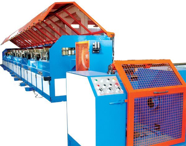 Straight Line Wire Drawing Machine LZ9/1200+Spool Take-up Machine GS 1250
