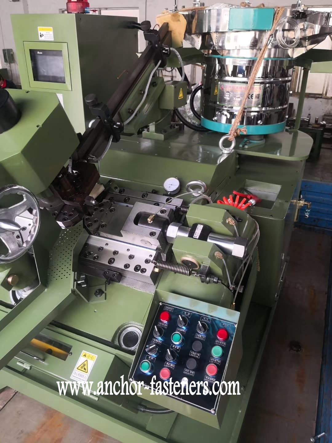 Structure of High Speed Self Tapping Screw Point Forming Machine