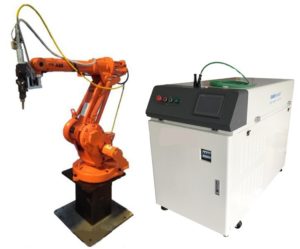 AMR Industrial robot feeding laser welding machine