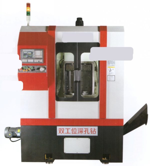 High efficiency single station deep hole drilling machine