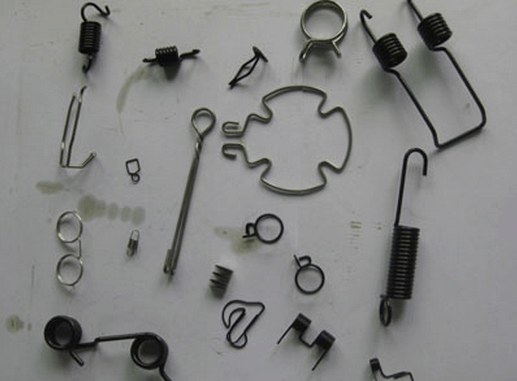 Spring parts made by ASF-28T 12 Axles Camless Spring Parts Production Machine