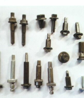 specialty fastener machined by front feeding automatic turning lathe