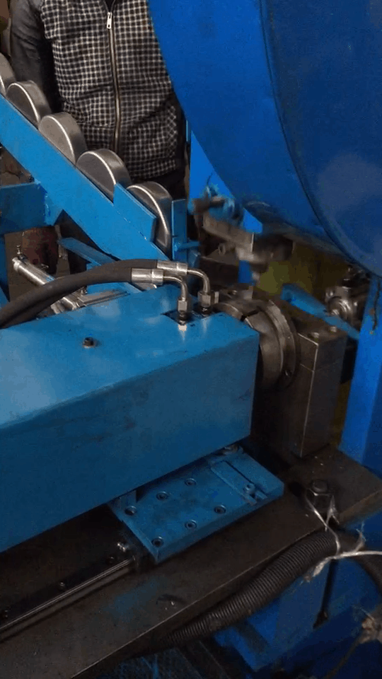 Sheet metal parts equal distance holes punching Horizontal press