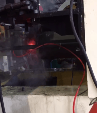 Stud bolt continuous hot forging Horizontal press