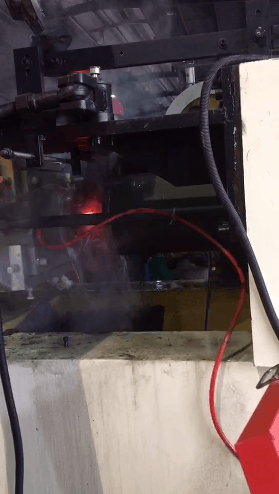 Stud bolt continuous hot forging Horizontal press