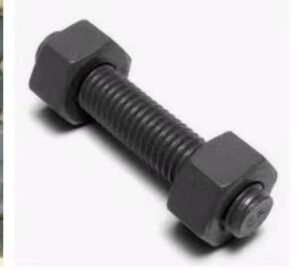 Stud bolts threaded rod double ends nuts assembly machine