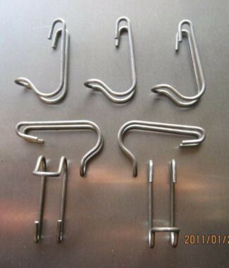 double end hang hook steel wire former